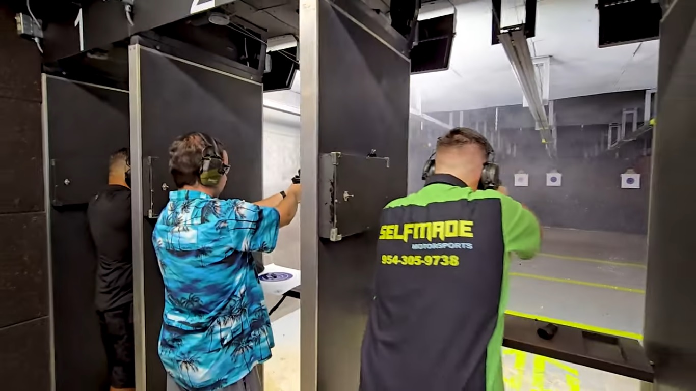 TGK indoor shooting range with ventilation system and safety barriers