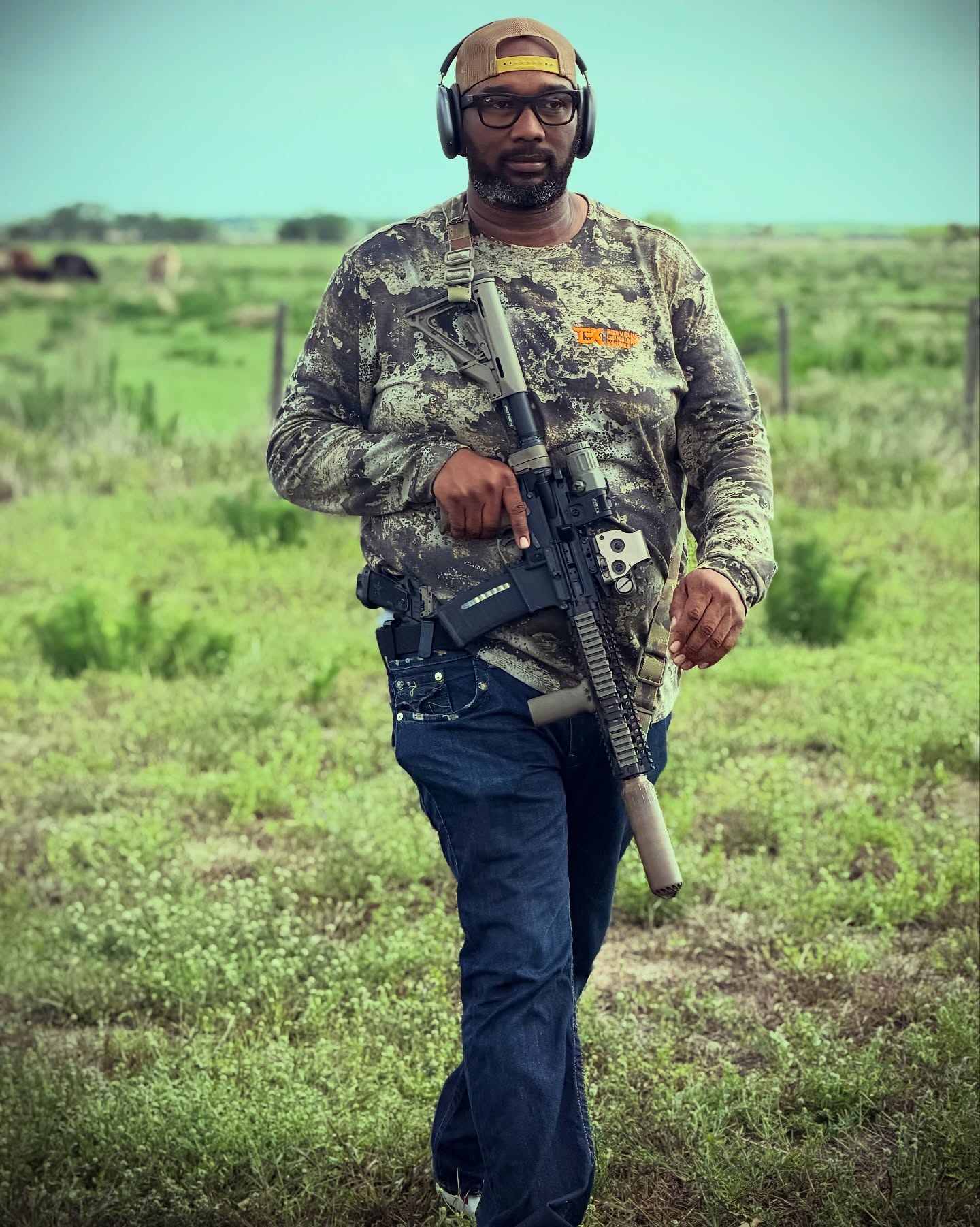 TGK instructor leading an outdoor tactical training session in the wilderness